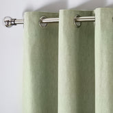 Fusion Sorbonne Green Eyelet Curtains Fusion Sorbonne Green Eyelet Curtains